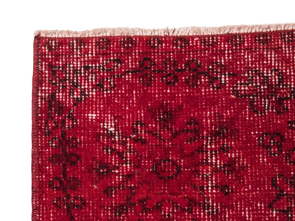 5.6 X 8.8 Ft.. 171x268 cm Red Vintage Carpet , Kitchen rug